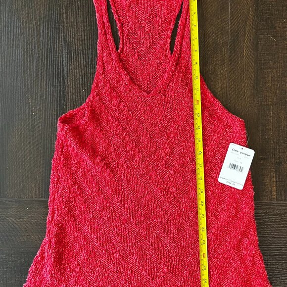 Free People NWT Casual Boho Chevron Sweater Tank Top Size XS - Picture 3 of 6